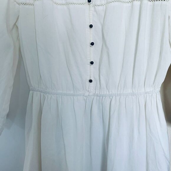 NWOT Forever 21 Boho Festival White Prairie Darling Dress | Size: L - Picture 5 of 12
